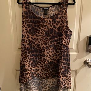 Torrid Leopard Hi-Lo Tank